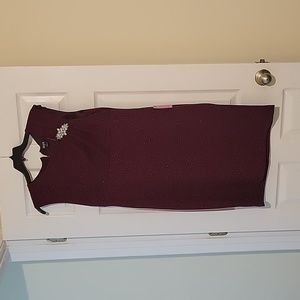 SLNY women's size 16 dress plum